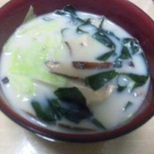 ラーメンスープを使って～ミルクスープ